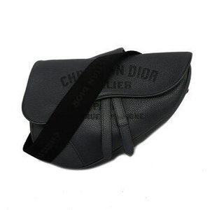 Christian Dior Saddle Leather Shoulder Bag